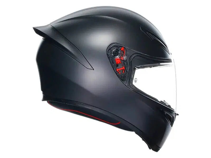 Load image into Gallery viewer, קסדה מלאה לאופנוע/קטנוע איי ג'י וי שחור מט AGV K1S 22.06