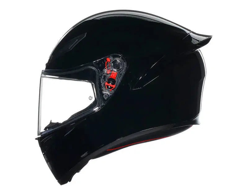 Load image into Gallery viewer, קסדה מלאה לאופנוע/קטנוע איי ג'י וי שחור מבריק AGV K1S 22.06