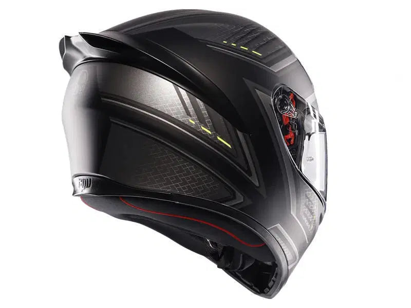 Load image into Gallery viewer, קסדה מלאה לאופנוע/קטנוע איי ג'י וי שחור/אפור AGV K1S 22.06