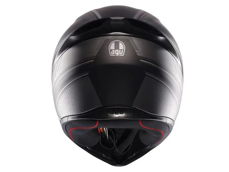 Load image into Gallery viewer, קסדה מלאה לאופנוע/קטנוע איי ג'י וי שחור/אפור AGV K1S 22.06