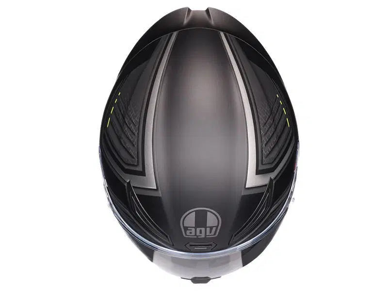 Load image into Gallery viewer, קסדה מלאה לאופנוע/קטנוע איי ג'י וי שחור/אפור AGV K1S 22.06