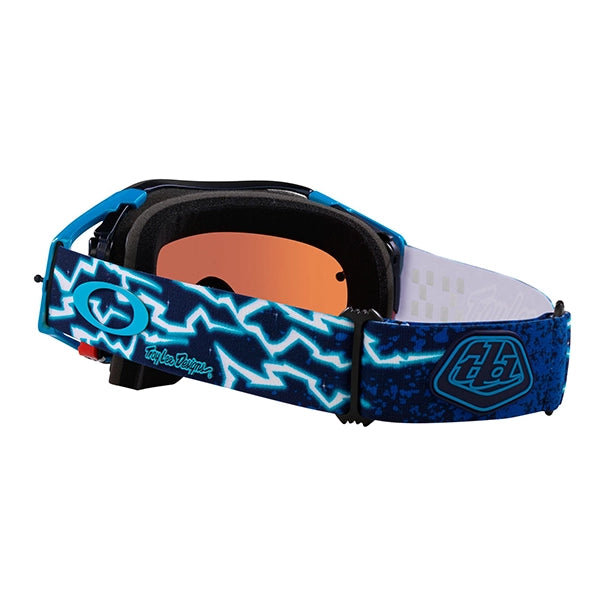 Load image into Gallery viewer, משקפי אבק אוקלי כחול OAKLEY Airbrake MX TLD Blue Lightening W/Prizm Sapphire