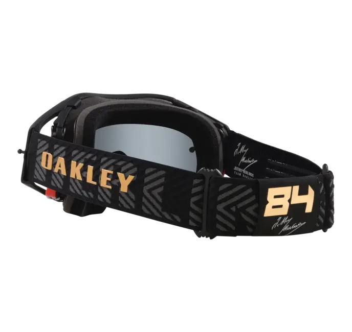 Load image into Gallery viewer, משקף אבק אוקלי שחור OAKLEY Airbrake MX Herlings Sig W-24K Iridium