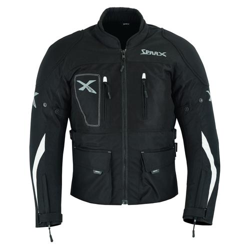 Load image into Gallery viewer, מעיל רב עונתי אדוונצ'ר שחור/לבן SPARX ADV