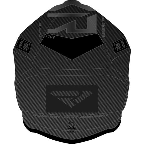 Load image into Gallery viewer, קסדה לאופנוע שטח/טרקטורון אפ איקס אר קרבון שחור/אפור FXR Helium Carbon 22.06