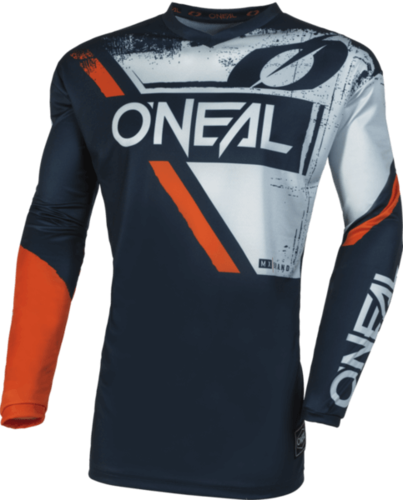 Load image into Gallery viewer, חליפת רכיבה לאופנוע שטח/טרקטורון אוניל כחול/כתום ONEAL Element Shocker