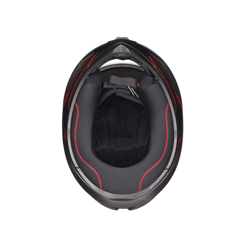 Load image into Gallery viewer, קסדה מלאה לאופנוע/קטנוע איי ג'י וי שחור/אדום AGV K1S 22.06