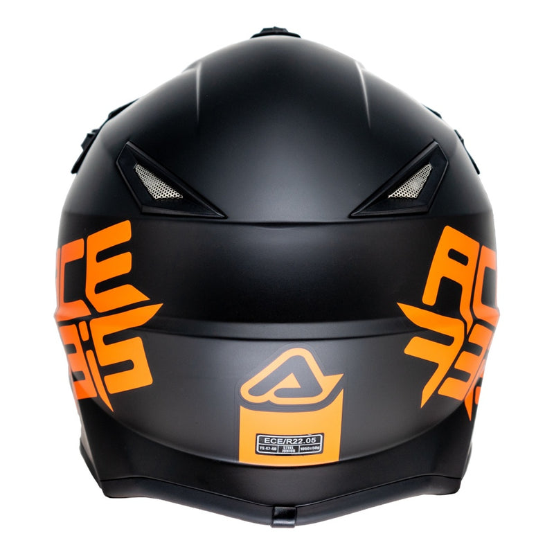 Load image into Gallery viewer, קסדת שטח ילדים שחור/כתום Acerbis