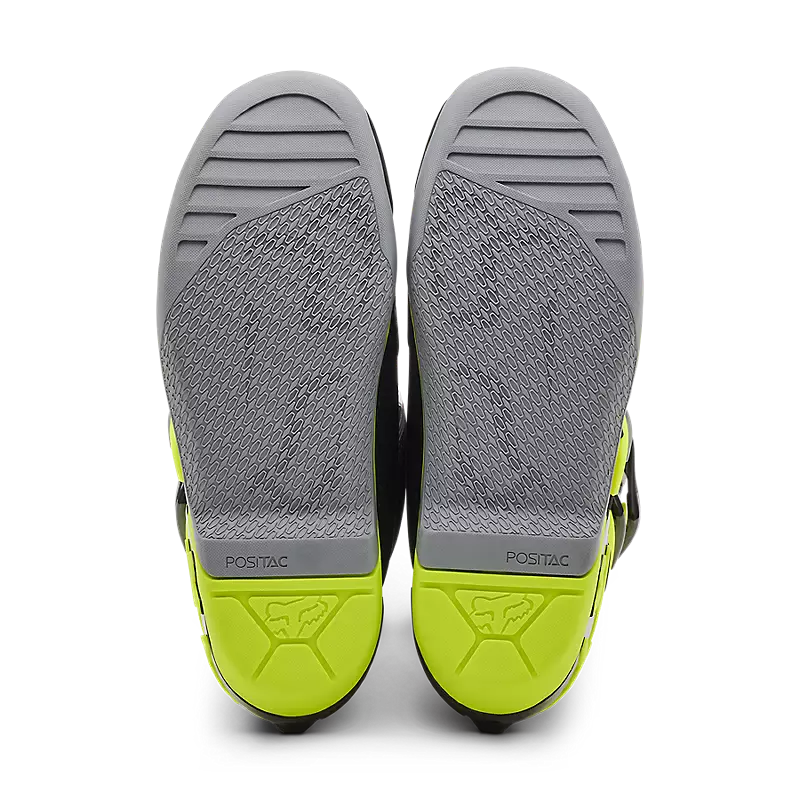 Load image into Gallery viewer, מגפי רכיבה לאופנוע שטח/טרקטורון פוקס קומפ אפור/צהוב FOX COMP V25