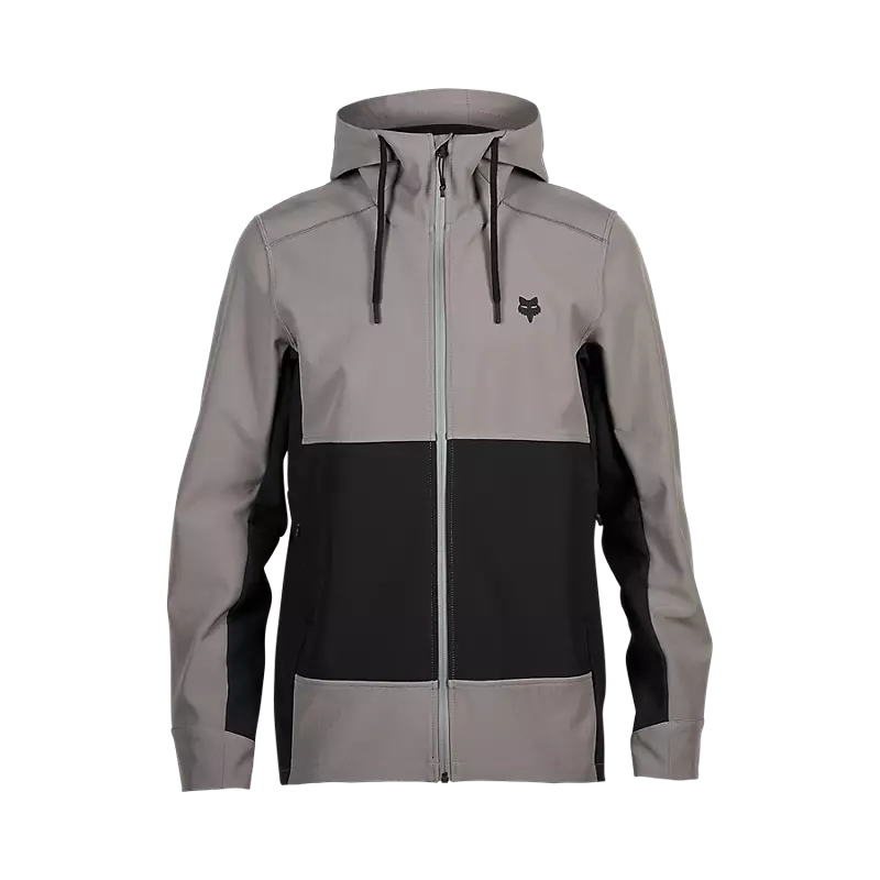 Load image into Gallery viewer, מעיל דוחה מים מחמם פוקס פיט גאקט אפור/שחור FOX Pit Jacket V24