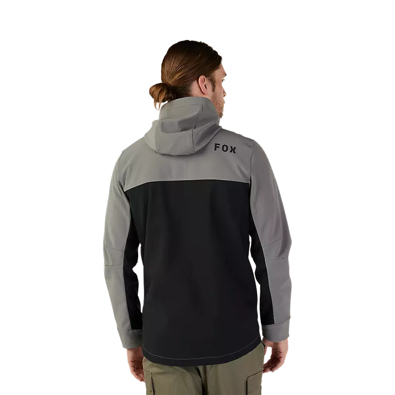 Load image into Gallery viewer, מעיל דוחה מים מחמם פוקס פיט גאקט אפור/שחור FOX Pit Jacket V24