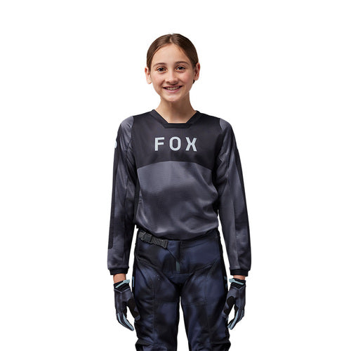 Load image into Gallery viewer, חליפת רכיבה לאופנוע שטח/טרקטורון פוקס 180 ילדים שחור FOX YTH 180 Taunt V25