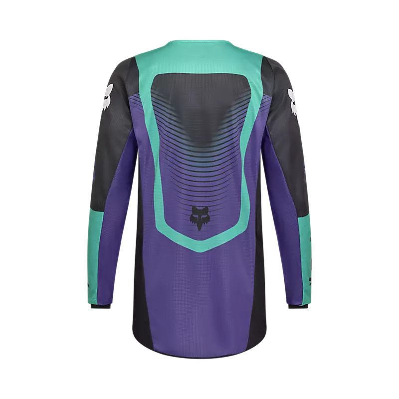 Load image into Gallery viewer, חליפת רכיבה לאופנוע שטח/טרקטורון פוקס 180 סגול/תכלת FOX 180 COLLECT V26