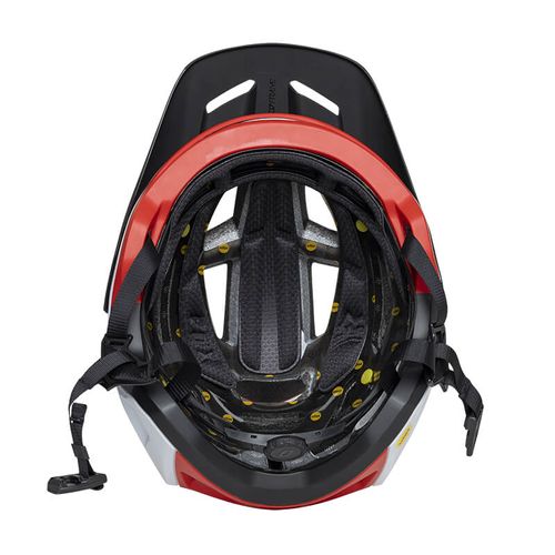 Load image into Gallery viewer, קסדה לאופניים/קורקינט חשמלי פוקס ספידפריים פרו אדום/שחור/לבן FOX SPEEDFRAME PRO Klif