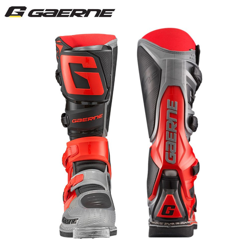 Load image into Gallery viewer, מגף רכיבה לאופנוע שטח/טרקטורון גארנה אס גי 12 כתום שחור אפור GAERNE SG12 FORGE V25