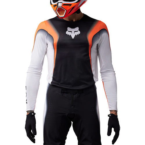 Load image into Gallery viewer, חליפת רכיבה לאופנוע שטח/טרקטורון פוקס פלקסאייר שחור/כתום FOX Flexair INFINITE V25