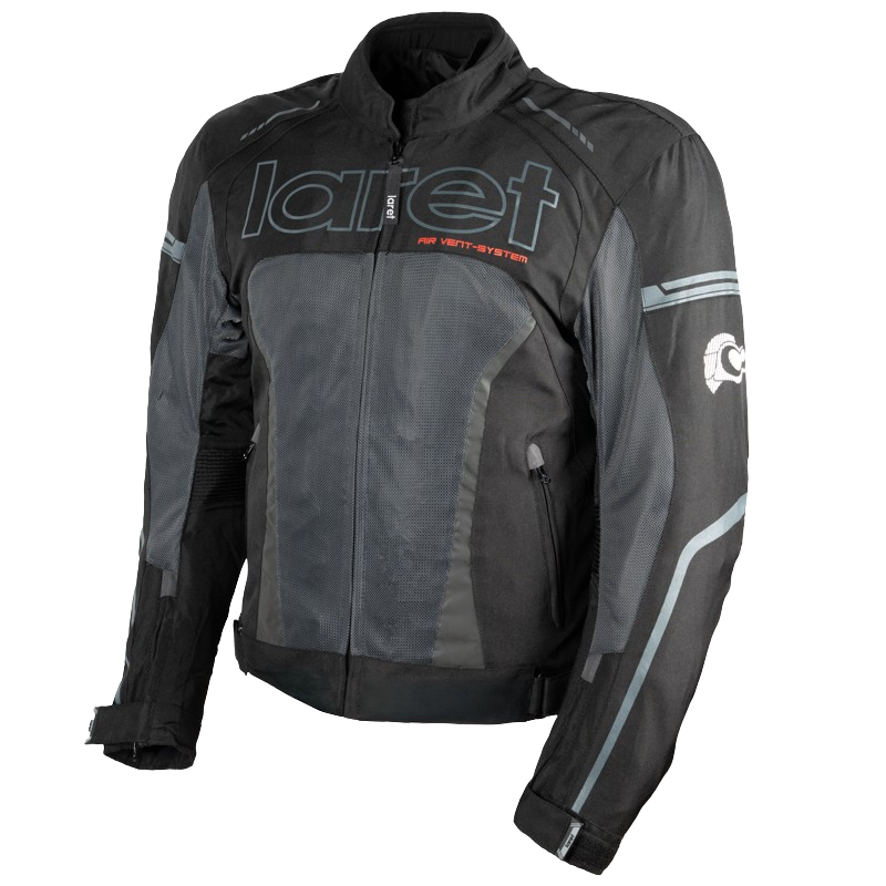 Load image into Gallery viewer, מעיל לאופנוע/קטנוע ממוגן רב עונתי שחור/אפור לארט LARET