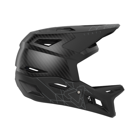 Load image into Gallery viewer, קסדה פולפייס לאופניים/קורקינט חשמלי ליט קרבון 6.0 שחור LEATT MTB Gravity 6.0 Carbon V24 Stealth