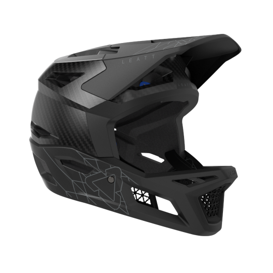 Load image into Gallery viewer, קסדה פולפייס לאופניים/קורקינט חשמלי ליט קרבון 6.0 שחור LEATT MTB Gravity 6.0 Carbon V24 Stealth