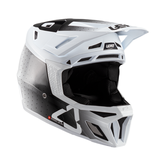 Load image into Gallery viewer, קסדה פולפייס לאופניים/קורקינט חשמלי ליט 8.0 לבן LEATT MTB Gravity 8.0 V24 White