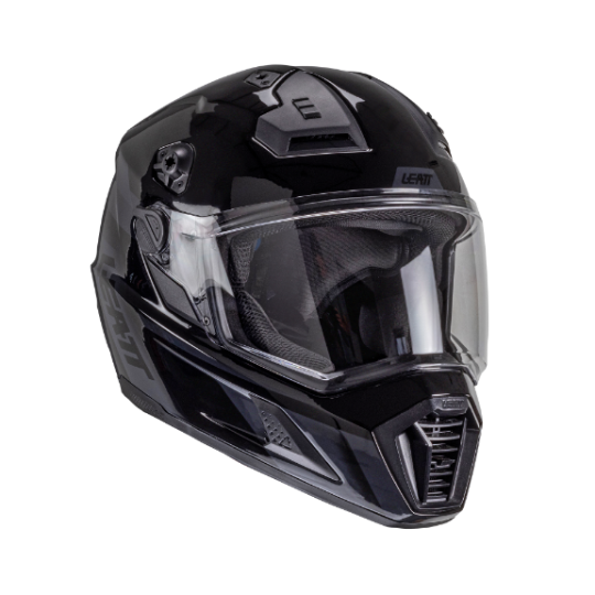 Load image into Gallery viewer, קסדה אדוונצ'ר ליט 8.5 שחור כולל משקף אבק LEATT ADV 8.5 V25 Stealth