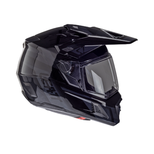 Load image into Gallery viewer, קסדה אדוונצ'ר ליט 8.5 שחור כולל משקף אבק LEATT ADV 8.5 V25 Stealth