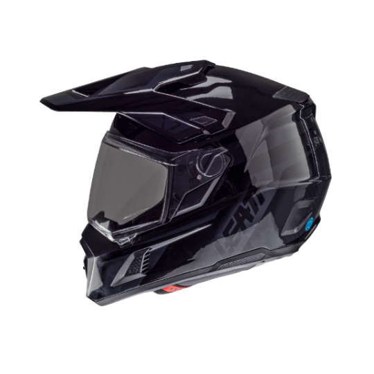 Load image into Gallery viewer, קסדה אדוונצ'ר ליט 8.5 שחור כולל משקף אבק LEATT ADV 8.5 V25 Stealth