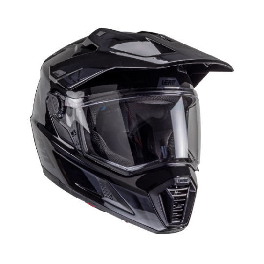 Load image into Gallery viewer, קסדה אדוונצ'ר ליט 8.5 שחור כולל משקף אבק LEATT ADV 8.5 V25 Stealth