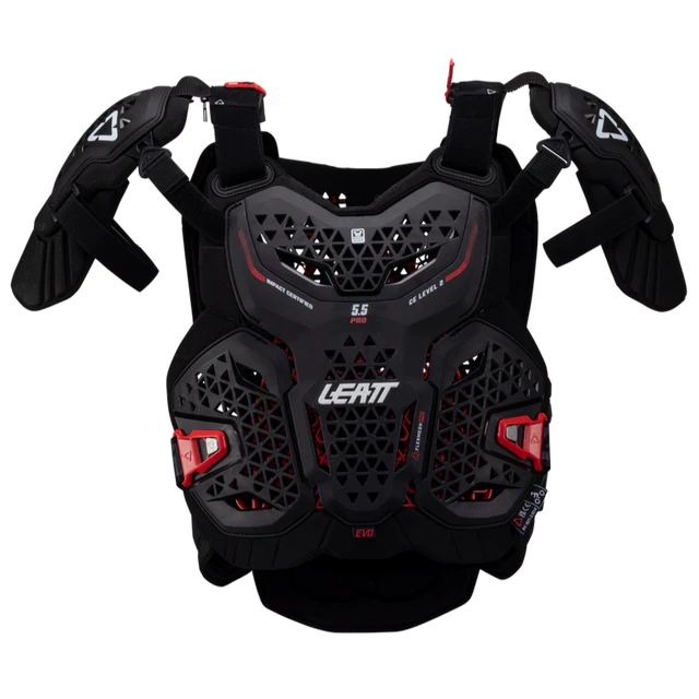 Load image into Gallery viewer, מגן חזה וגב צביצב ליט 5.5 שחור LEATT Chest Protector 5.5 Pro Evo