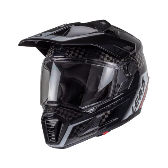 Load image into Gallery viewer, קסדה אדוונצ'ר ליט 9.5 קרבון כולל משקף אבק LEATT ADV 9.5 V25 Carbon