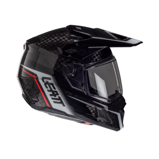 Load image into Gallery viewer, קסדה אדוונצ'ר ליט 9.5 קרבון כולל משקף אבק LEATT ADV 9.5 V25 Carbon