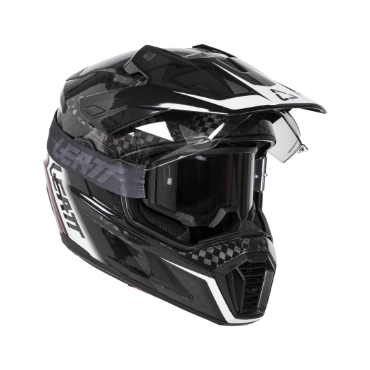 Load image into Gallery viewer, קסדה אדוונצ'ר ליט 9.5 קרבון כולל משקף אבק LEATT ADV 9.5 V25 Carbon