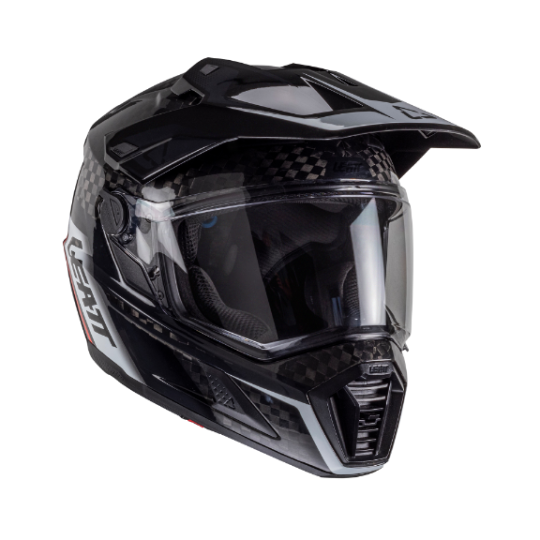 Load image into Gallery viewer, קסדה אדוונצ'ר ליט 9.5 קרבון כולל משקף אבק LEATT ADV 9.5 V25 Carbon