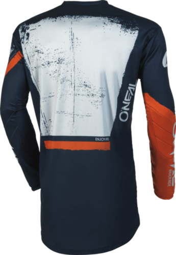 Load image into Gallery viewer, חליפת רכיבה לאופנוע שטח/טרקטורון אוניל כחול/כתום ONEAL Element Shocker