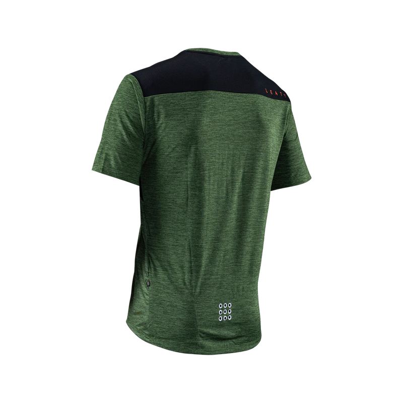 Load image into Gallery viewer, חולצת רכיבה קצרה ליט ירוק LEATT MTB Trail 1.0 Spinach