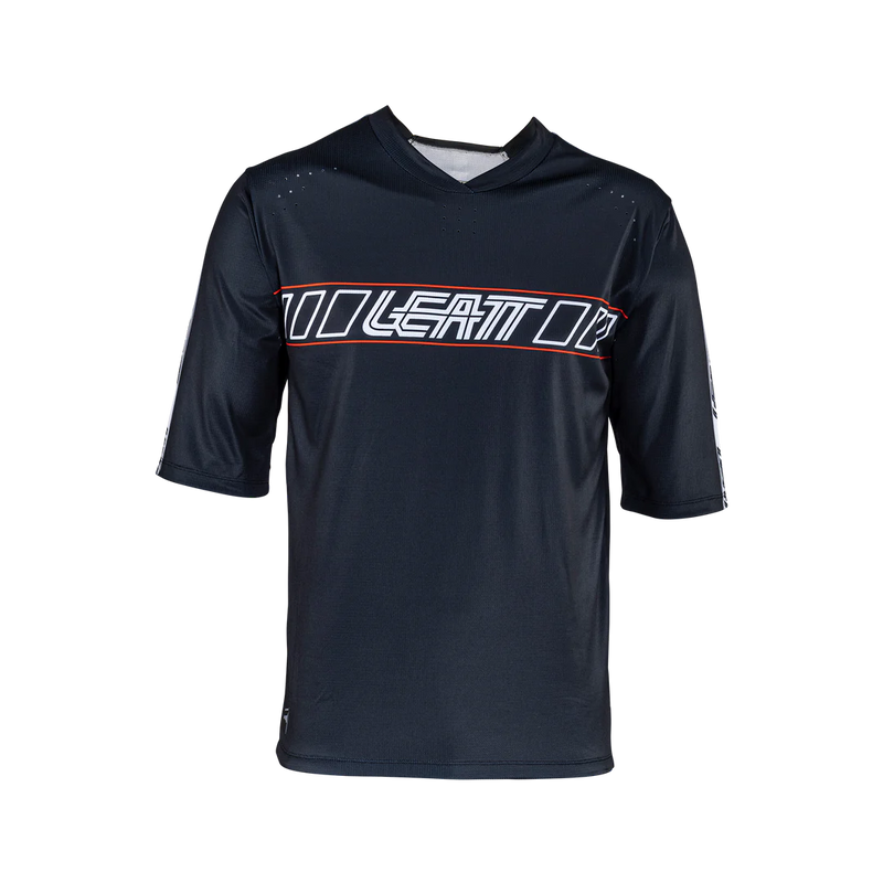 Load image into Gallery viewer, חולצת רכיבה קצרה ליט שחור LEATT MTB Enduro 3.0 Black V24