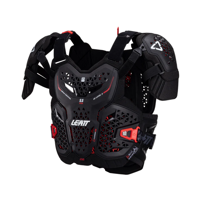 Load image into Gallery viewer, מגן חזה וגב צביצב ליט 5.5 שחור LEATT Chest Protector 5.5 Pro Evo