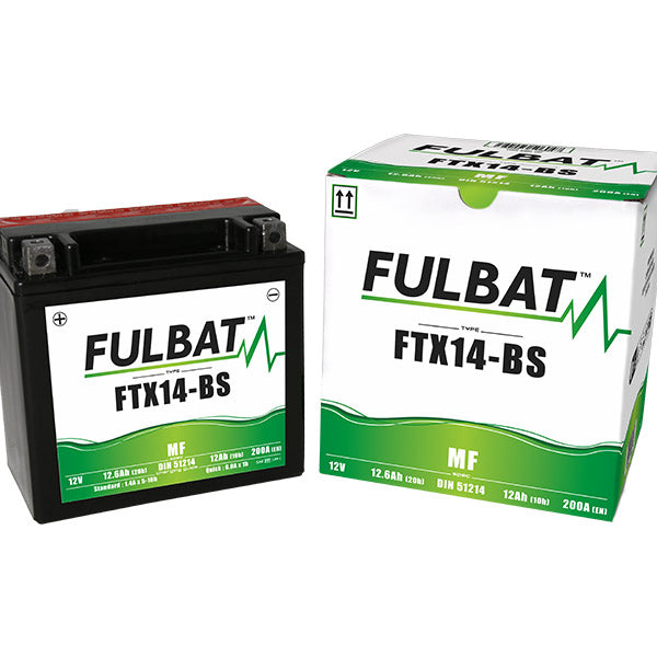 Load image into Gallery viewer, מצבר אחריות לשנה FULBAT FTX14-BS