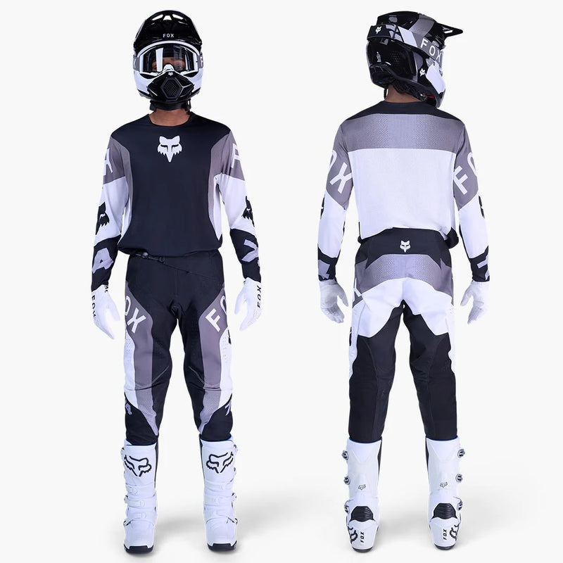 Load image into Gallery viewer, חליפת רכיבה לאופנוע שטח/טרקטורון פוקס 360 שחור FOX 360 TINE V26