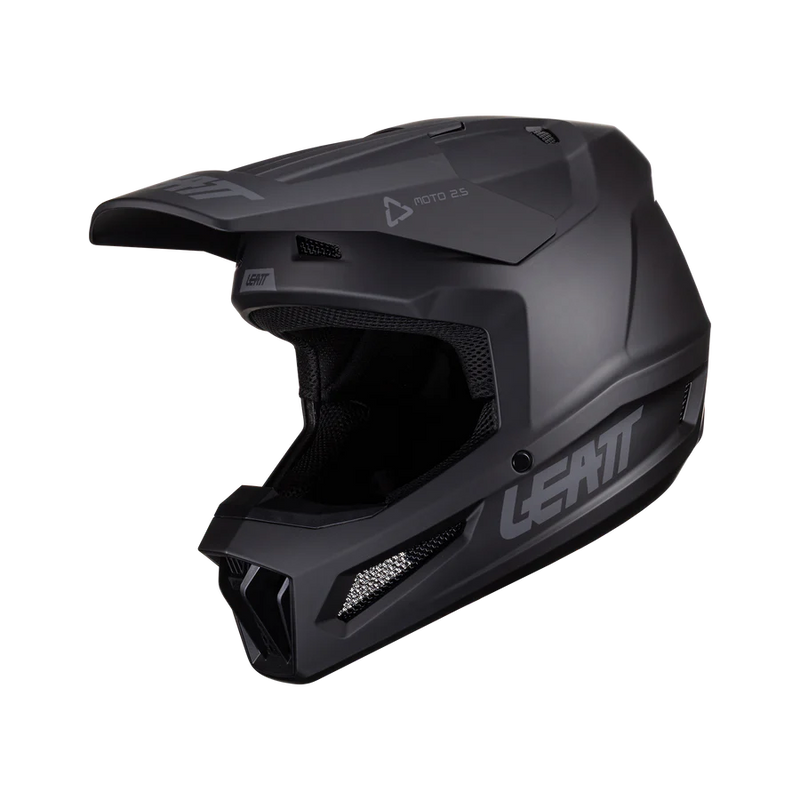 Load image into Gallery viewer, קסדה לאופנוע שטח/טרקטורון ליט שחור LEATT Stealth 2.5