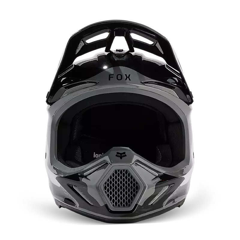 Load image into Gallery viewer, קסדה לאופנוע שטח/טרקטורון פוקס וי 3 אפור/שחור FOX V3 Revise V24