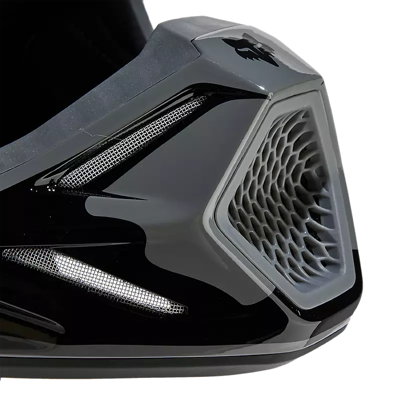 Load image into Gallery viewer, קסדה לאופנוע שטח/טרקטורון פוקס וי 3 אפור/שחור FOX V3 Revise V24