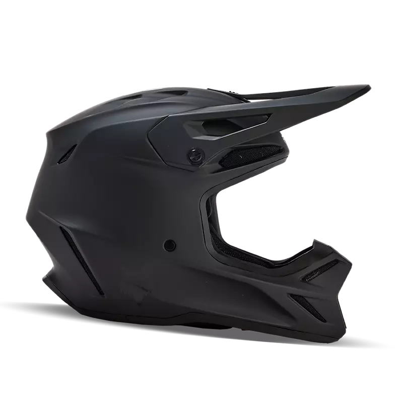 Load image into Gallery viewer, קסדה לאופנוע שטח/טרקטורון פוקס וי 3 שחור FOX V3 Solid V24