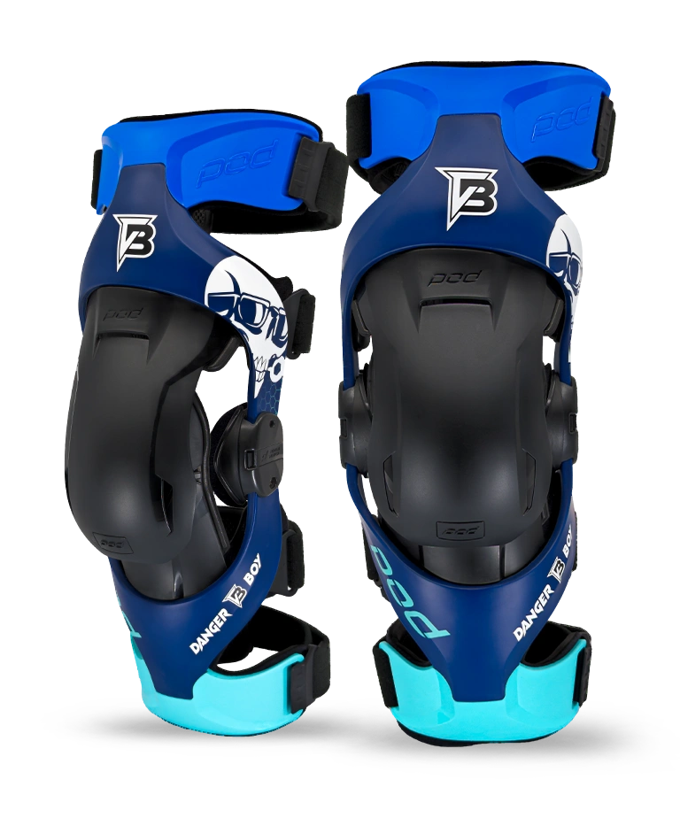 Load image into Gallery viewer, מגני בירכיים ברייסים פוד לימיטד אדישן Pod K4 Danger Boy Limited Edition