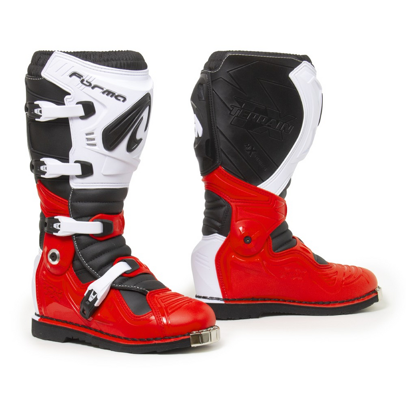 Load image into Gallery viewer, מגפי רכיבה לאופנוע שטח/טרקטורון פורמה אדום/לבן Forma Terrain Evolution TX V24