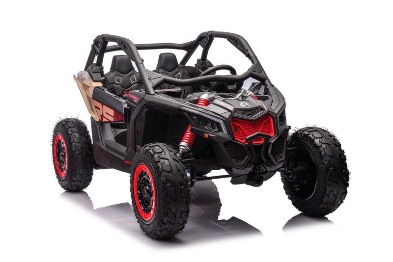 Load image into Gallery viewer, טרקטורון חשמלי באגי לילדים 24 וולט קאן-אם מאבריק טורבו גלגלי אוויר מקורי Maverick linces can-am 24V-20Ah