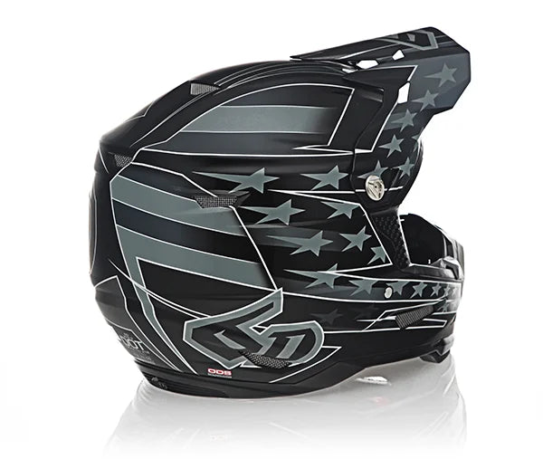 Load image into Gallery viewer, קסדה לאופנוע שטח/טרקטורון סיקס די שחור 6D ATR-2 Patriot Black