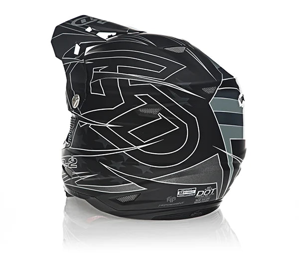 Load image into Gallery viewer, קסדה לאופנוע שטח/טרקטורון סיקס די שחור 6D ATR-2 Patriot Black