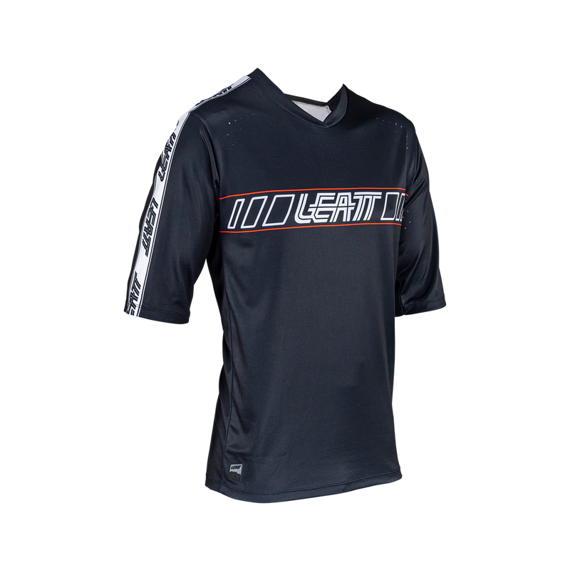 Load image into Gallery viewer, חולצת רכיבה קצרה ליט שחור LEATT MTB Enduro 3.0 Black V24