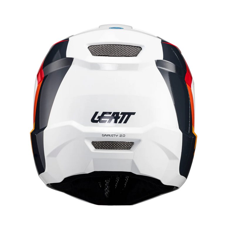 Load image into Gallery viewer, קסדה פולפייס לאופניים/קורקינט חשמלי ליט 2.0 אדום/לבן LEATT MTB Gravity 2.0 V24 White/Red